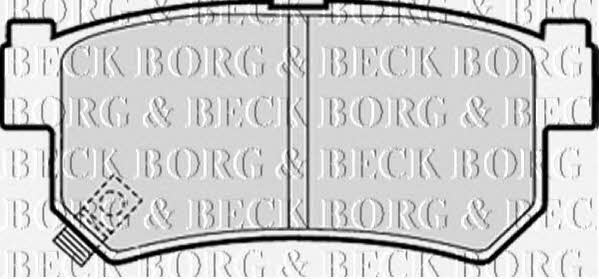 Borg & beck BBP1790 Гальмівні колодки, комплект BBP1790: Купити в Україні - Добра ціна на EXIST.UA!