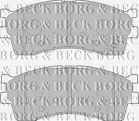 Borg & beck BBP1792 Гальмівні колодки, комплект BBP1792: Купити в Україні - Добра ціна на EXIST.UA!