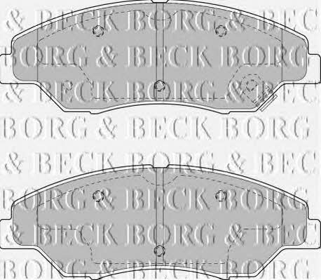 Borg & beck BBP1795 Гальмівні колодки, комплект BBP1795: Купити в Україні - Добра ціна на EXIST.UA!