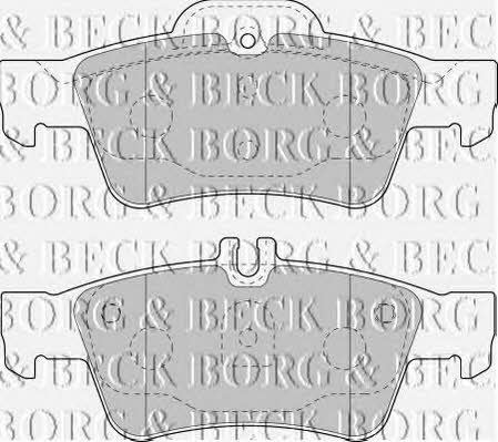 Borg & beck BBP1798 Гальмівні колодки, комплект BBP1798: Приваблива ціна - Купити в Україні на EXIST.UA!