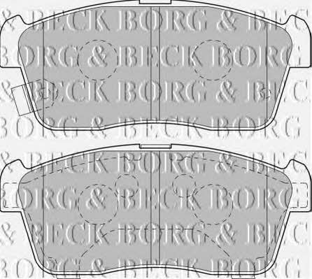 Borg & beck BBP1801 Гальмівні колодки, комплект BBP1801: Купити в Україні - Добра ціна на EXIST.UA!