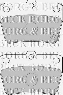 Borg & beck BBP1804 Гальмівні колодки, комплект BBP1804: Купити в Україні - Добра ціна на EXIST.UA!