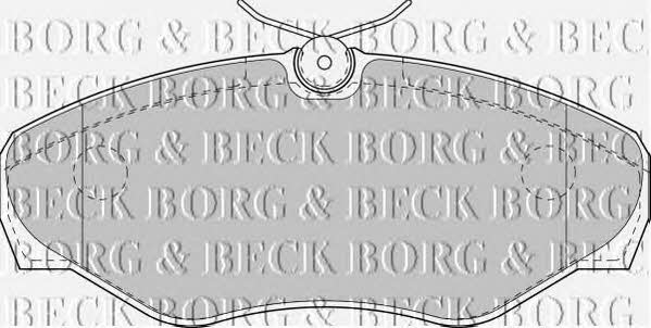 Borg & beck BBP1812 Гальмівні колодки, комплект BBP1812: Приваблива ціна - Купити в Україні на EXIST.UA!
