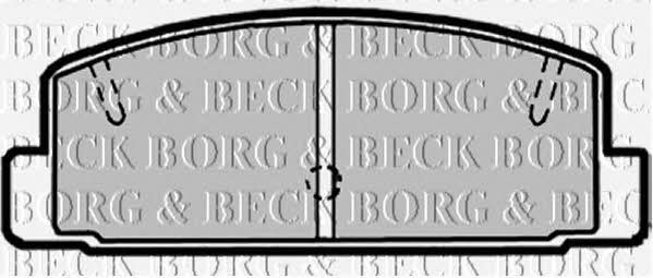 Borg & beck BBP1816 Гальмівні колодки, комплект BBP1816: Купити в Україні - Добра ціна на EXIST.UA!