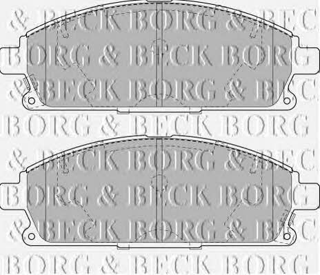 Borg & beck BBP1820 Гальмівні колодки, комплект BBP1820: Купити в Україні - Добра ціна на EXIST.UA!