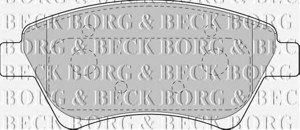 Borg & beck BBP1821 Гальмівні колодки, комплект BBP1821: Купити в Україні - Добра ціна на EXIST.UA!