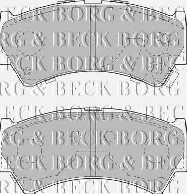 Borg & beck BBP1827 Гальмівні колодки, комплект BBP1827: Купити в Україні - Добра ціна на EXIST.UA!