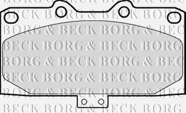Borg & beck BBP1832 Гальмівні колодки, комплект BBP1832: Приваблива ціна - Купити в Україні на EXIST.UA!