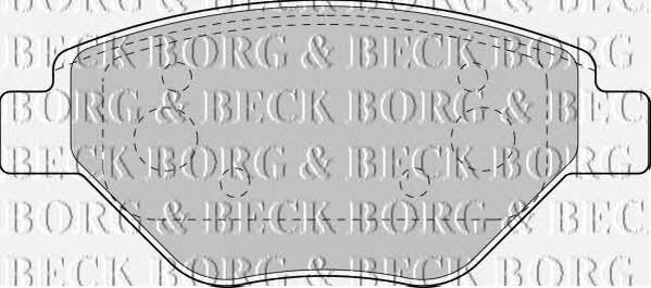 Borg & beck BBP1851 Гальмівні колодки, комплект BBP1851: Купити в Україні - Добра ціна на EXIST.UA!