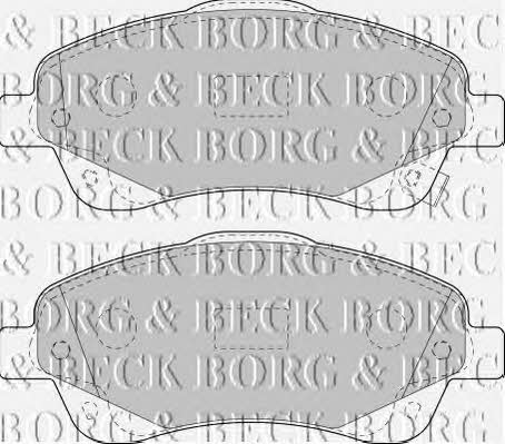 Borg & beck BBP1854 Гальмівні колодки, комплект BBP1854: Купити в Україні - Добра ціна на EXIST.UA!