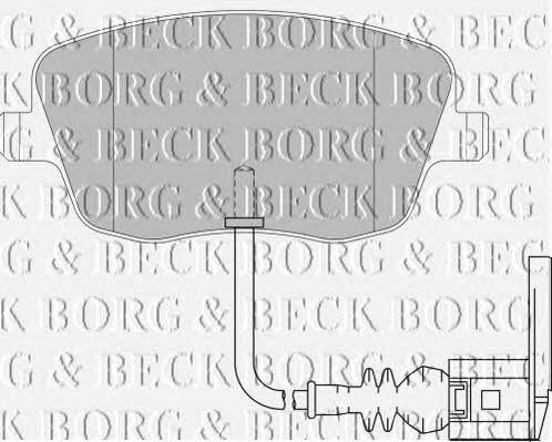 Borg & beck BBP1855 Гальмівні колодки, комплект BBP1855: Купити в Україні - Добра ціна на EXIST.UA!