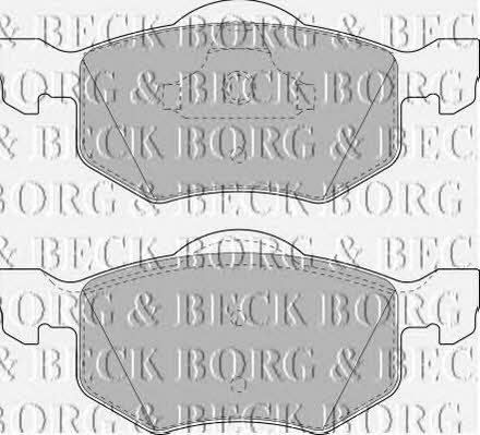 Borg & beck BBP1858 Гальмівні колодки, комплект BBP1858: Купити в Україні - Добра ціна на EXIST.UA!