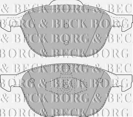 Borg & beck BBP1864 Гальмівні колодки, комплект BBP1864: Купити в Україні - Добра ціна на EXIST.UA!