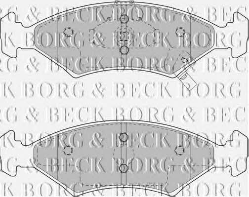 Borg & beck BBP1865 Гальмівні колодки, комплект BBP1865: Купити в Україні - Добра ціна на EXIST.UA!