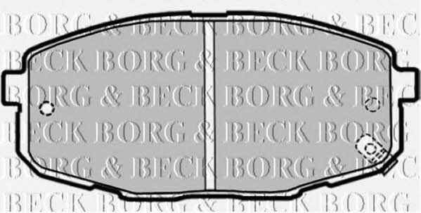 Borg & beck BBP1868 Гальмівні колодки, комплект BBP1868: Купити в Україні - Добра ціна на EXIST.UA!