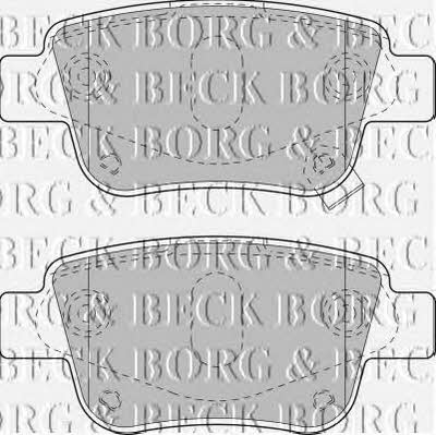 Borg & beck BBP1880 Гальмівні колодки, комплект BBP1880: Купити в Україні - Добра ціна на EXIST.UA!