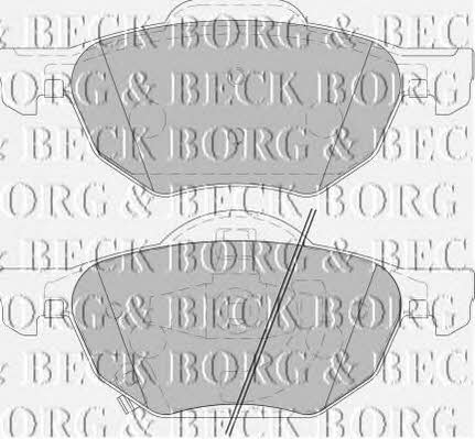 Borg & beck BBP1883 Гальмівні колодки, комплект BBP1883: Купити в Україні - Добра ціна на EXIST.UA!