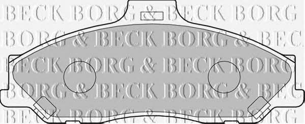 Borg & beck BBP1887 Гальмівні колодки, комплект BBP1887: Купити в Україні - Добра ціна на EXIST.UA!