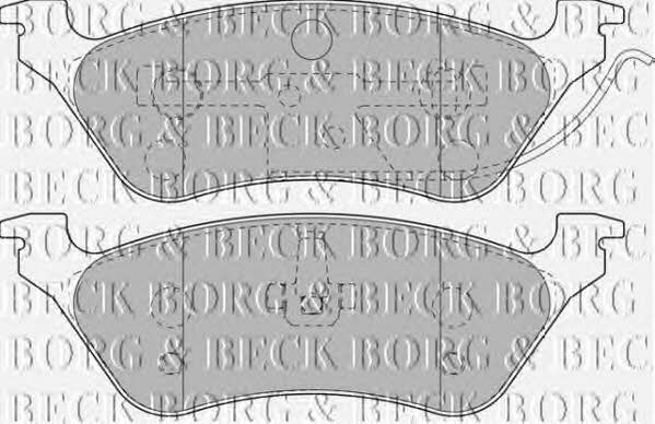 Borg & beck BBP1889 Гальмівні колодки, комплект BBP1889: Купити в Україні - Добра ціна на EXIST.UA!