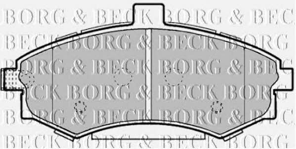 Borg & beck BBP1896 Гальмівні колодки, комплект BBP1896: Купити в Україні - Добра ціна на EXIST.UA!
