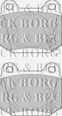 Borg & beck BBP1907 Гальмівні колодки, комплект BBP1907: Купити в Україні - Добра ціна на EXIST.UA!
