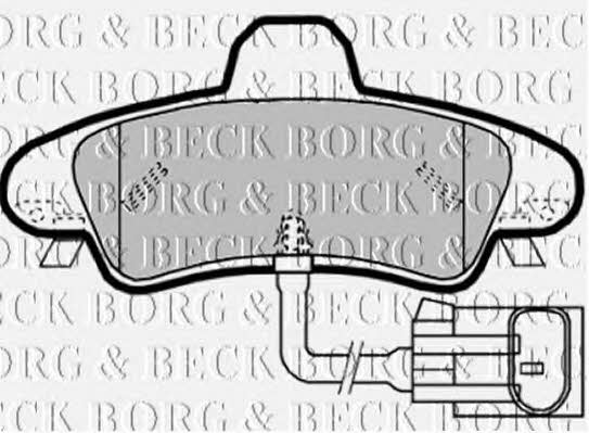 Borg & beck BBP1908 Гальмівні колодки, комплект BBP1908: Купити в Україні - Добра ціна на EXIST.UA!