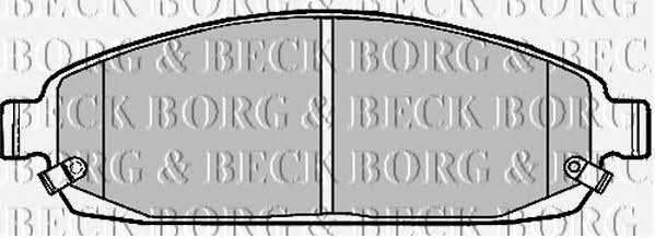 Borg & beck BBP1911 Гальмівні колодки, комплект BBP1911: Приваблива ціна - Купити в Україні на EXIST.UA!