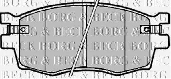 Borg & beck BBP1923 Гальмівні колодки, комплект BBP1923: Приваблива ціна - Купити в Україні на EXIST.UA!