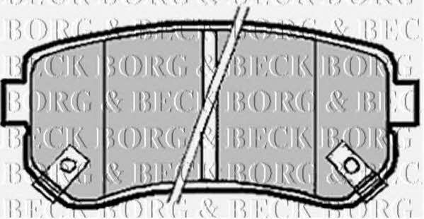 Borg & beck BBP1924 Гальмівні колодки, комплект BBP1924: Купити в Україні - Добра ціна на EXIST.UA!
