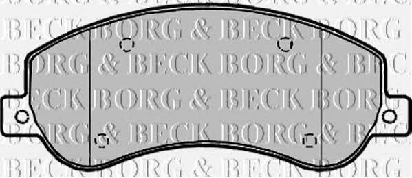 BBP1964 Borg & beck Тормозные колодки дисковые, комплект