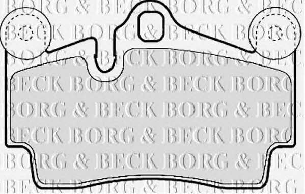 Borg & beck BBP1972 Гальмівні колодки, комплект BBP1972: Купити в Україні - Добра ціна на EXIST.UA!