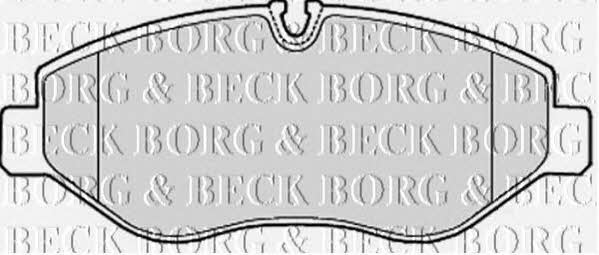 Borg & beck BBP1974 Гальмівні колодки, комплект BBP1974: Купити в Україні - Добра ціна на EXIST.UA!