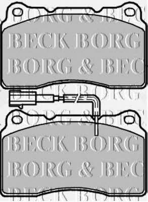 Borg & beck BBP1980 Гальмівні колодки, комплект BBP1980: Купити в Україні - Добра ціна на EXIST.UA!