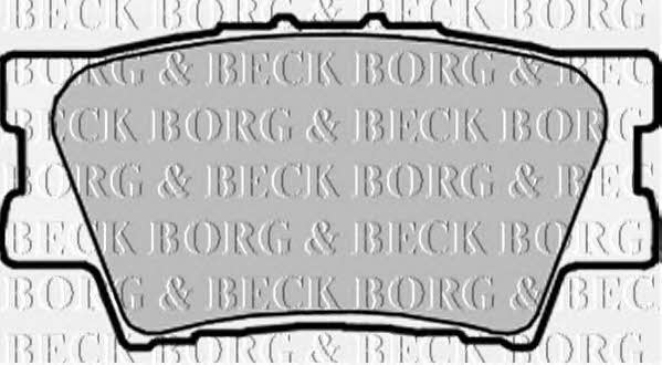 BBP1990 Borg & beck Тормозные колодки дисковые, комплект