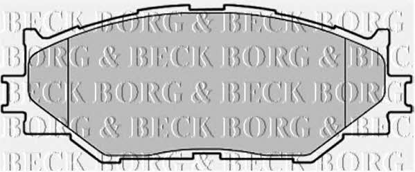 Borg & beck BBP1993 Гальмівні колодки, комплект BBP1993: Купити в Україні - Добра ціна на EXIST.UA!
