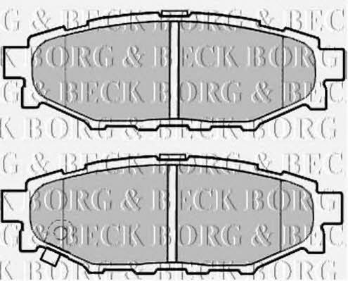 BBP2004 Borg & beck Тормозные колодки дисковые, комплект