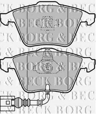 Borg & beck BBP2012 Гальмівні колодки, комплект BBP2012: Купити в Україні - Добра ціна на EXIST.UA!