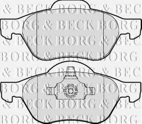 Borg & beck BBP2015 Гальмівні колодки, комплект BBP2015: Купити в Україні - Добра ціна на EXIST.UA!