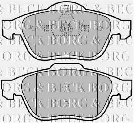Borg & beck BBP2016 Гальмівні колодки, комплект BBP2016: Купити в Україні - Добра ціна на EXIST.UA!