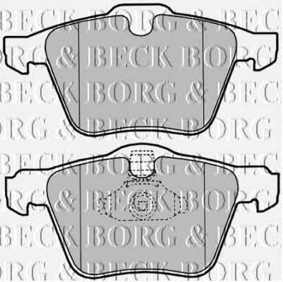 Borg & beck BBP2022 Гальмівні колодки, комплект BBP2022: Купити в Україні - Добра ціна на EXIST.UA!