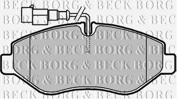 Borg & beck BBP2024 Гальмівні колодки, комплект BBP2024: Купити в Україні - Добра ціна на EXIST.UA!