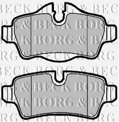 Borg & beck BBP2025 Гальмівні колодки, комплект BBP2025: Купити в Україні - Добра ціна на EXIST.UA!