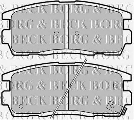 Borg & beck BBP2041 Гальмівні колодки, комплект BBP2041: Приваблива ціна - Купити в Україні на EXIST.UA!