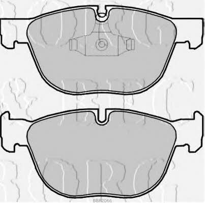 BBP2066 Borg & beck Тормозные колодки дисковые, комплект
