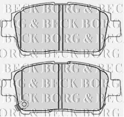 Borg & beck BBP2100 Гальмівні колодки, комплект BBP2100: Купити в Україні - Добра ціна на EXIST.UA!