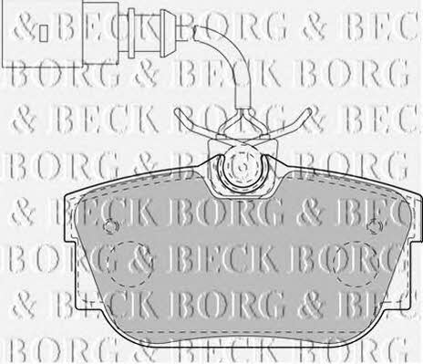 Borg & beck BBP2130 Гальмівні колодки, комплект BBP2130: Приваблива ціна - Купити в Україні на EXIST.UA!