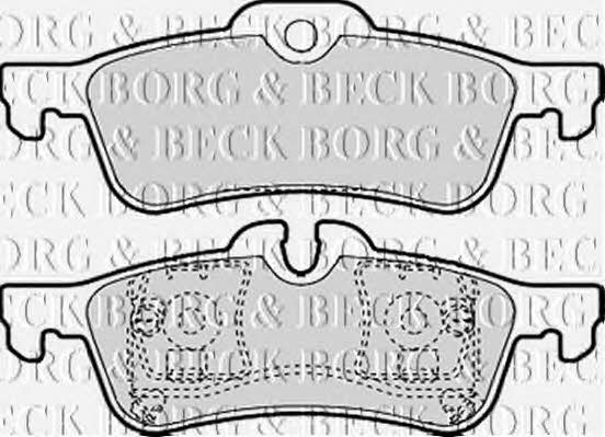 BBP2142 Borg & beck Тормозные колодки дисковые, комплект