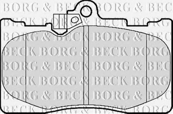 Borg & beck BBP2153 Гальмівні колодки, комплект BBP2153: Купити в Україні - Добра ціна на EXIST.UA!
