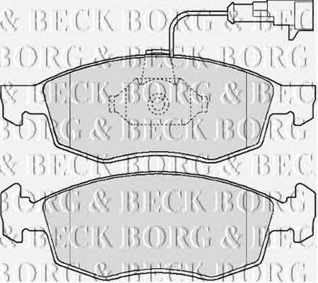 Borg & beck BBP2162 Гальмівні колодки, комплект BBP2162: Купити в Україні - Добра ціна на EXIST.UA!