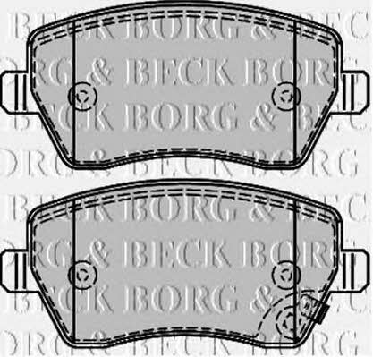 Borg & beck BBP2166 Гальмівні колодки, комплект BBP2166: Купити в Україні - Добра ціна на EXIST.UA!